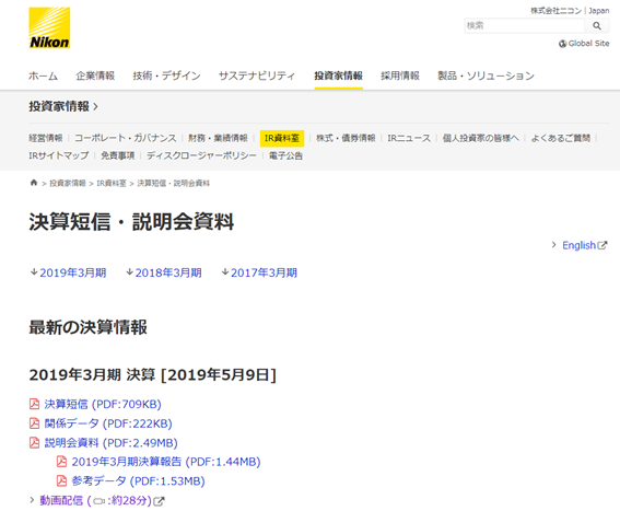 ニコンIR資料室